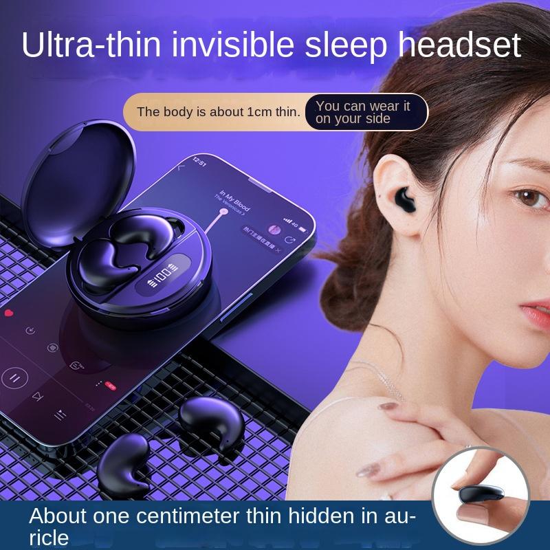 Căști Bluetooth Wireless Side Sleep Reducere zgomot dopuri pentru urechi Căști Invisible Sleep