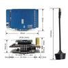 VRX-75DF 6.1-7.2 GHz Video Receiver VRX 7.2 GHz 64-Channel FPV Analog Image Transmission Receivers for FPV Drones