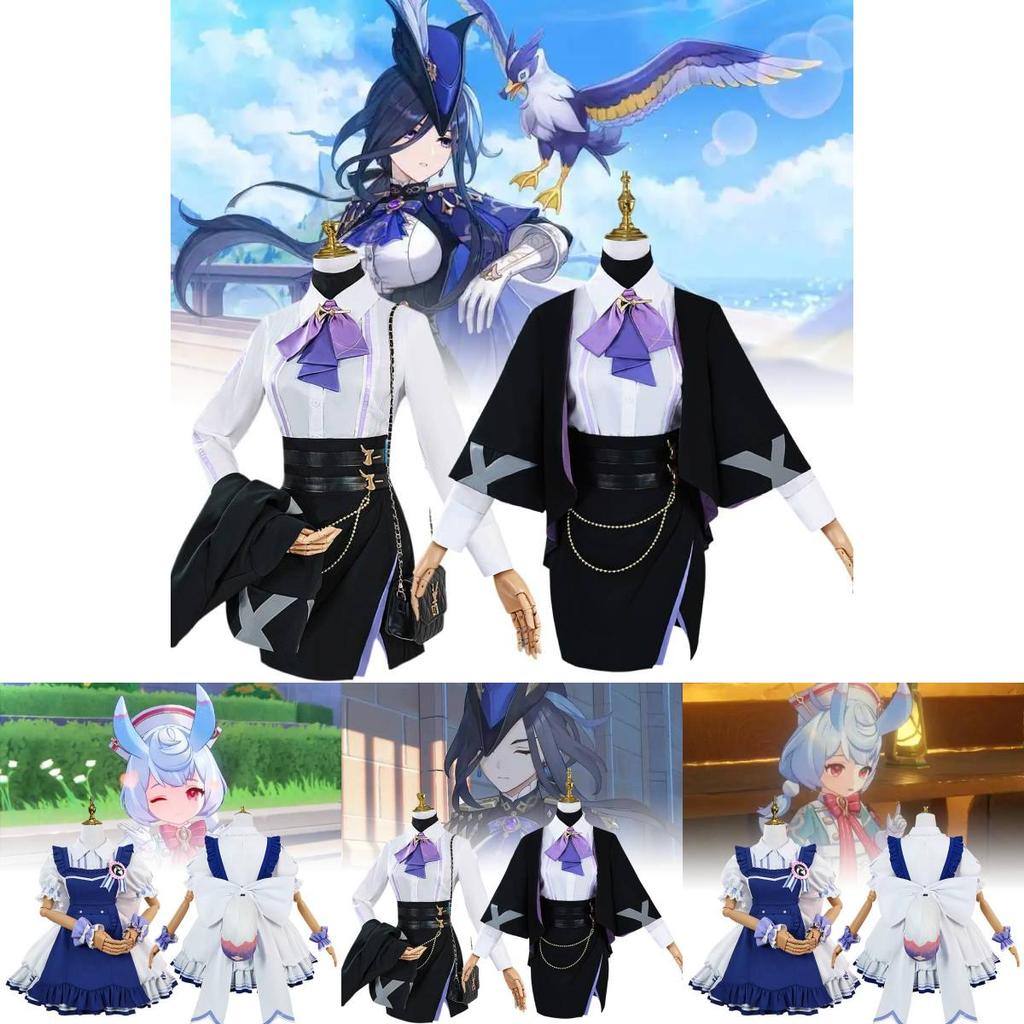 Stunning Genshin Impact Cosplay Outfit For Hu Tao And Klothilde With Accessories And Wigs For Anime Fans