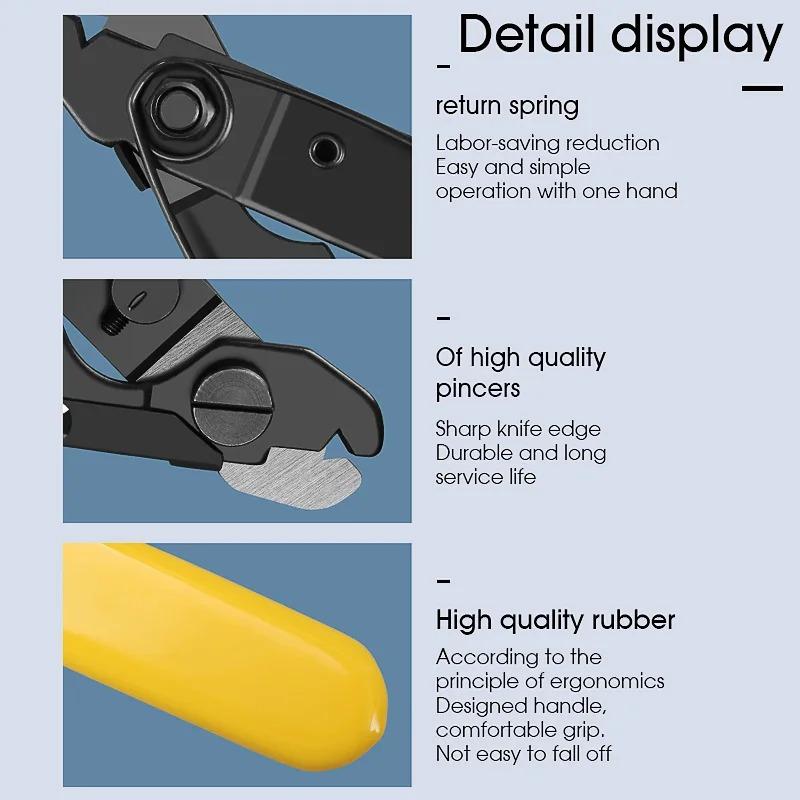 Single Hole Fiber Optic Cable Stripper Clamp Fiber Stripping Pliers Wire Stripper