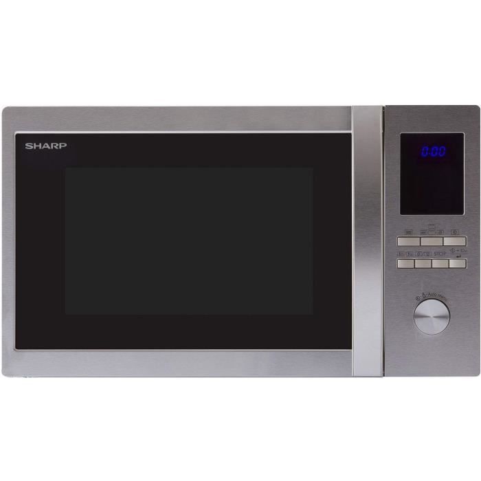 SHARP R-922STWE - Microwave Grill Stainless Steel - 32 L - 1000 W - Grill 1100 W - Oven 2500 W - Freestanding