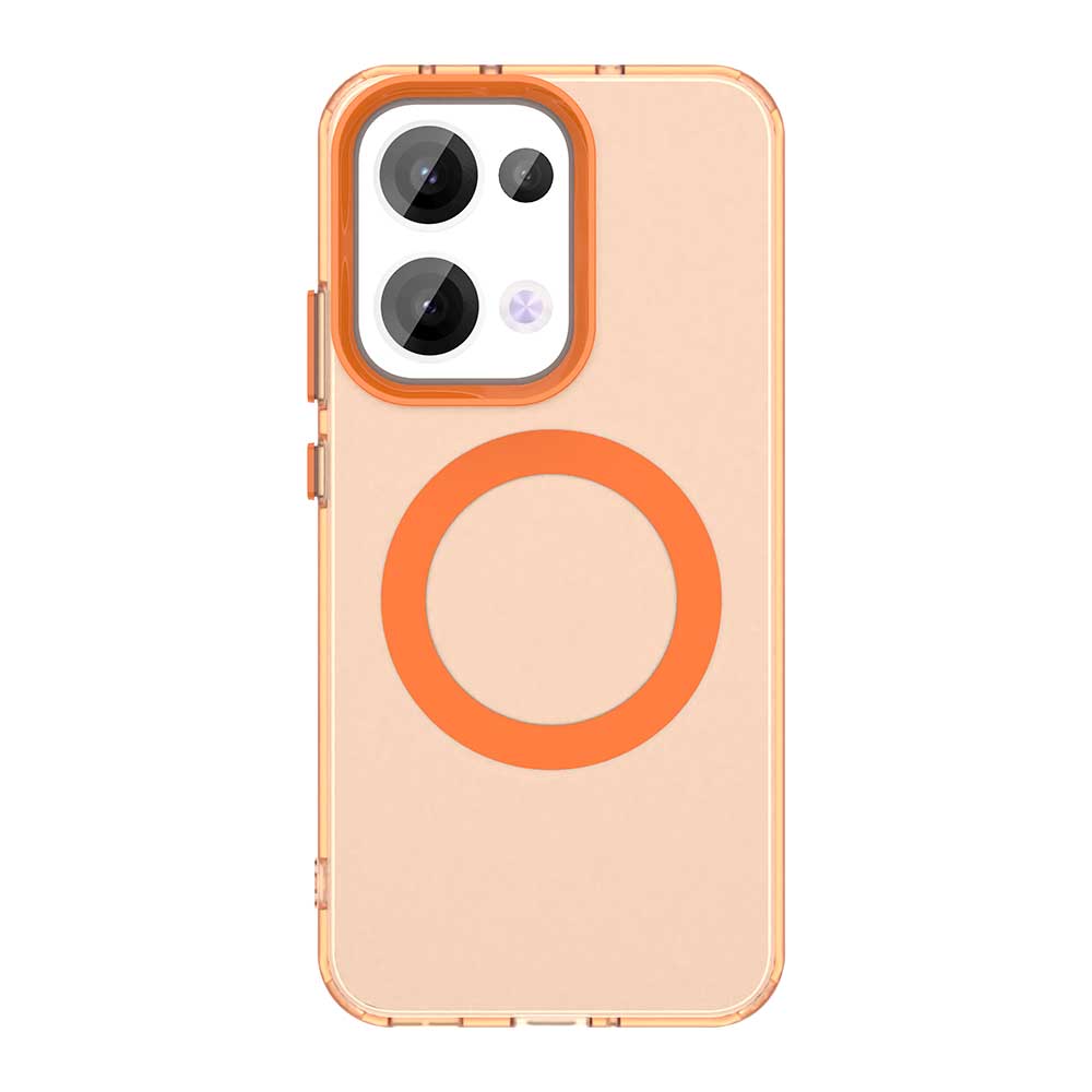 Matte Translucent Lens Protect Case for OPPO Reno 13 13F 13 F Reno13 Pro Reno13F Magsafe Magnetic Wireless Charging Cover