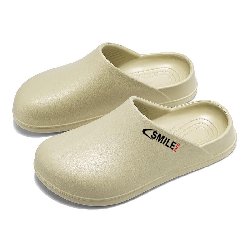 EVA weicher Boden auf Scheiße treten Gefühl Baotou Slipper große Größe Mode Freizeitschuhe rutschfest und desodorierend Arbeit Boken coole Hausschuhe