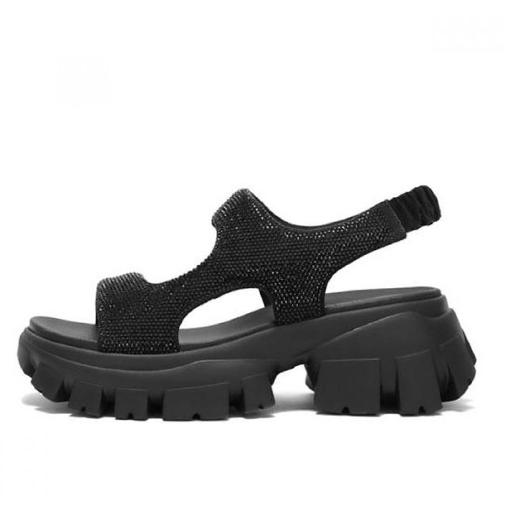 Staccato Crystal Tube Sandals Black Kketjjang3 Ebk63blk