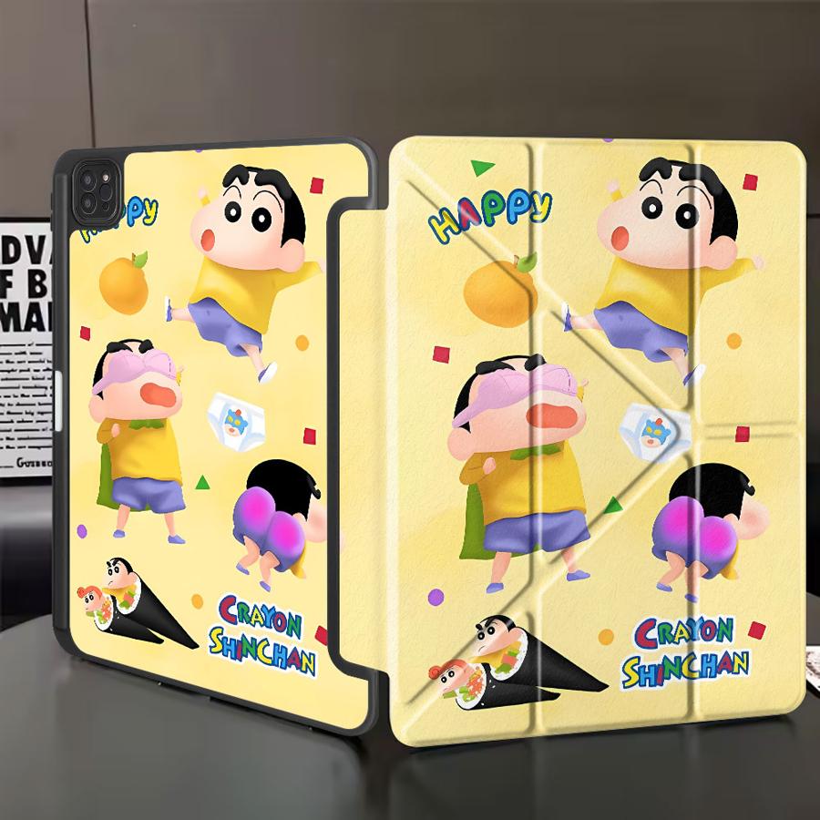 

Cra-yons Shin-chans Anime Tablet Case For iPad Air 4 5 M3 M2 1 2 M4 11inch Mini 6 7 Pro 11th 10th 9th 8th 7th 12.9inch Pro 2025 iPad Mini 7 8.3