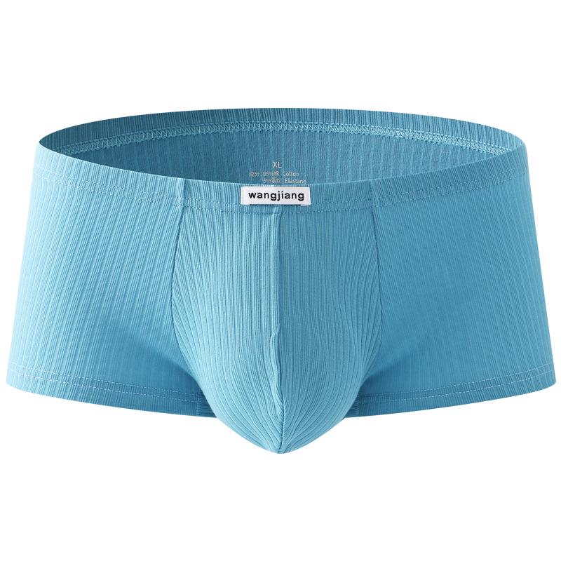 Boxeri slip pentru bărbați cu talie joasă, din bumbac pur, cu buzunar JJ