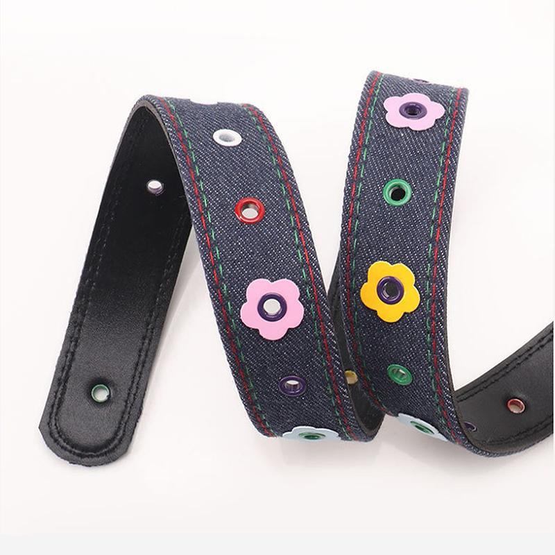 Women'S Y2K Belt With Plaid Denim Jeans Decoration Dopamine Belt Accessories For American Hot Girl