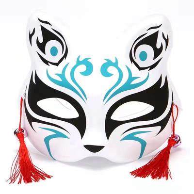 Japanese Fox Fairy Spot Fox Mask Cat Fox Mask Female Wholesale Manufacturer Two-Faced TikTok Same Style Mask Stall Scenic