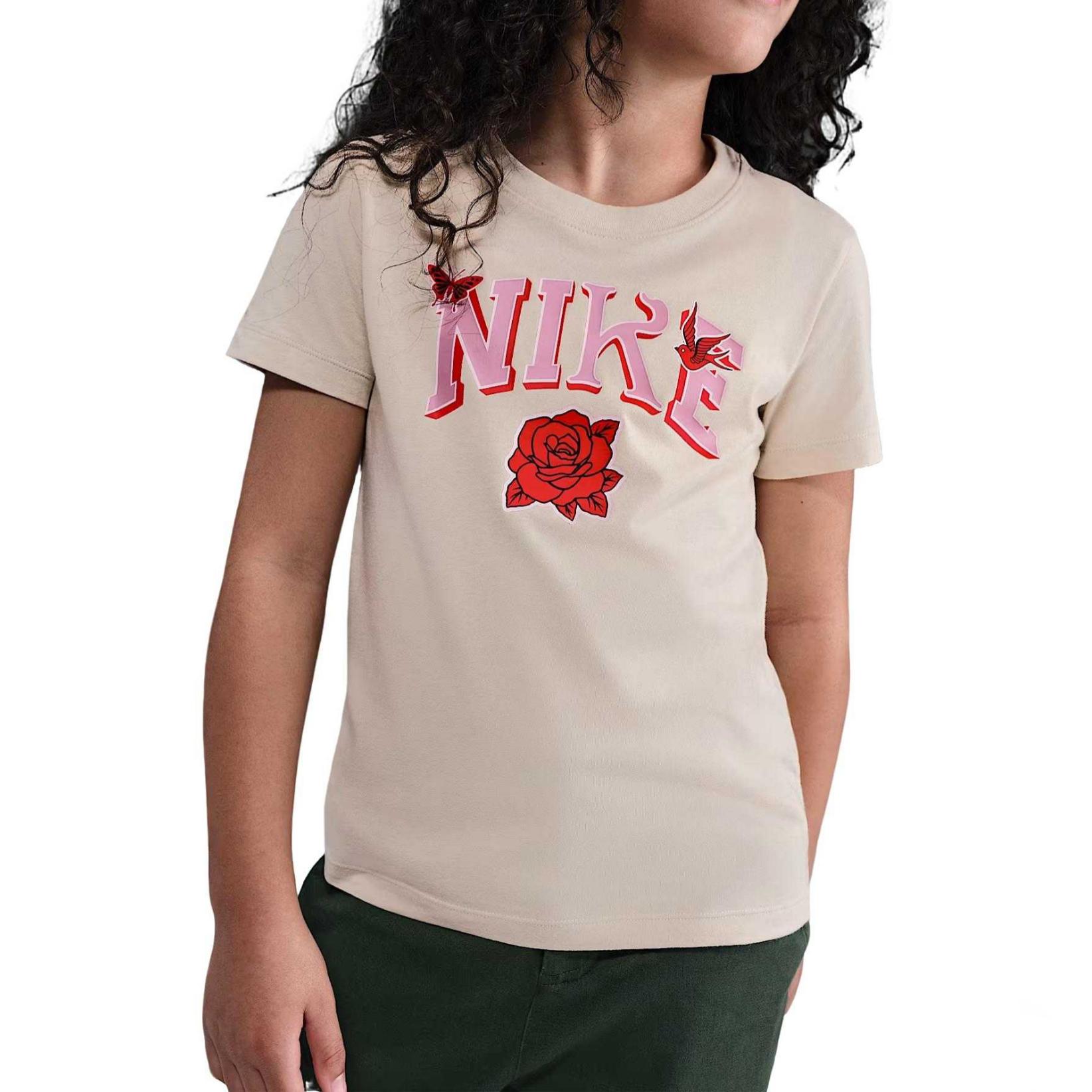 

Nike Sportswear Soft Pullover Comfortable Skin-Friendly Round Neck Kids Tops IB4290-126 S