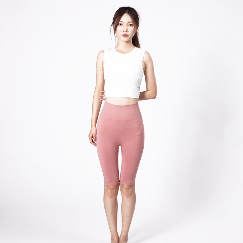 Five Point Sports Yoga Pants For Women, Nude Peach Hip Shorts, Cycling, Running, Fitness Shorts For Women