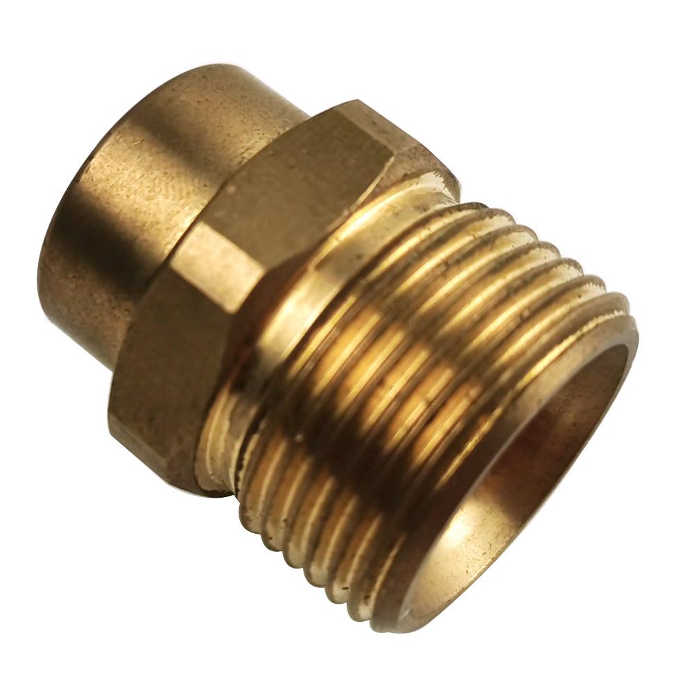 1/4 Inch F-M22 Snow Foam Lance Adapter Coupler Quick Connection Brass Washer Connector for High Pressure Water Pot