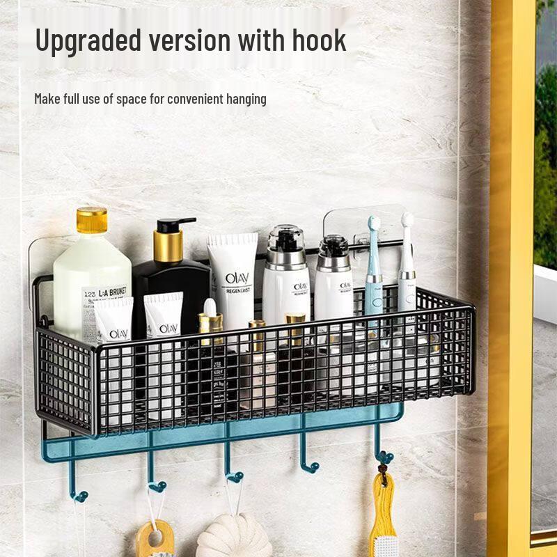 LIEI Suction Cup Bathroom Storage Shelf