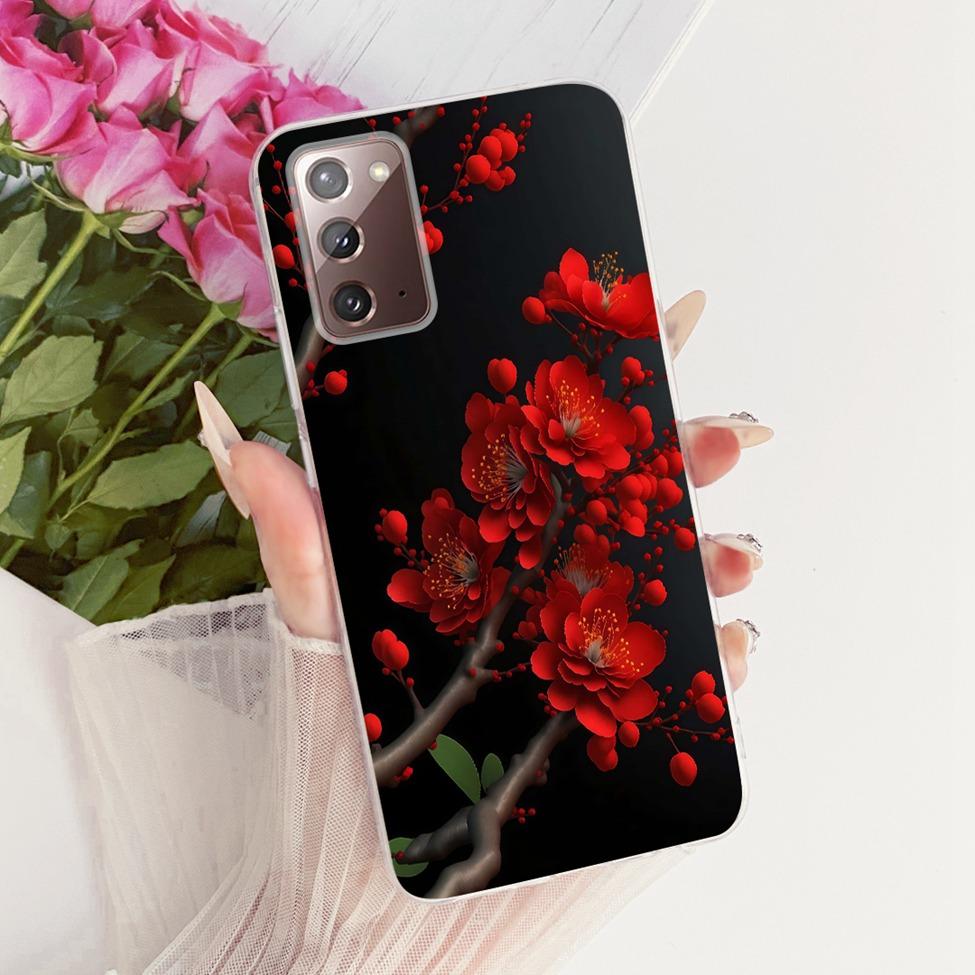 Clear For Samsung Galaxy Note20 5G Case Fashion Fashion Funny Cute Painted Cover For Samsung Note20 5G SM-N981B SM-N981W Casing