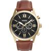 Flynn Chronograph Brown Leather Watch