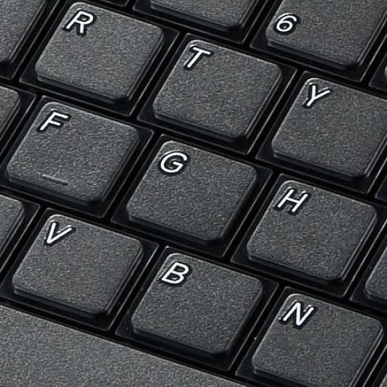 Sanwa Supply English Layout USB Slim Keyboard with No Numeric Black SKB-E3U Pantograph, Keypad,