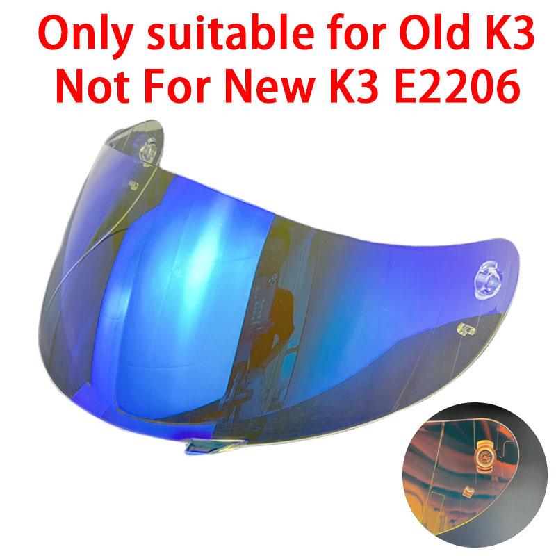 K3 Visor for AGV K3 Shield 2026 New Mold E2206 Photochromic Old K3 High Strength Sunscreen Capacete WindshielHelmet Visor Shield
