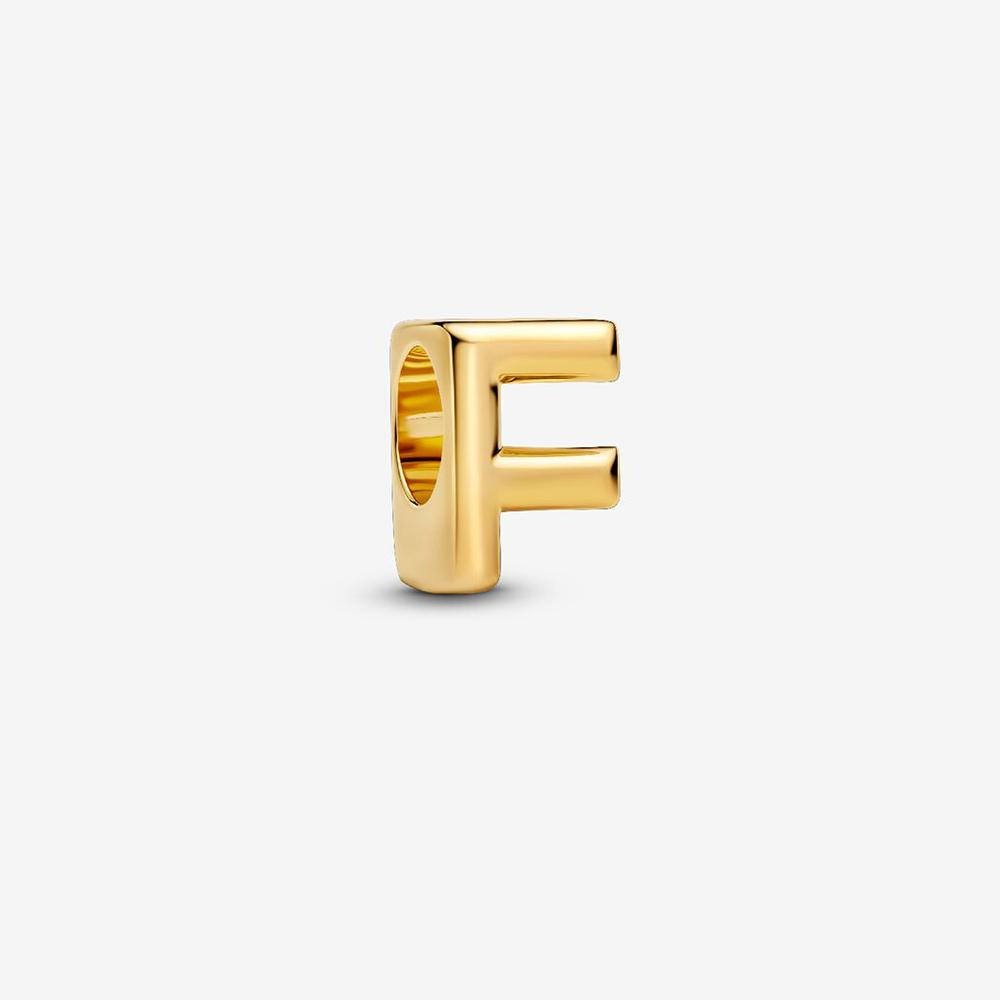 Brand New 26 Letters Ideal Designed For Authentic Original Beaded Bracelet High Quality Fine Jewelry Women's Copper Metal Pendant Bead Component Bead