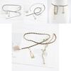 Womens Metal Waist Belt Chain For Dresses Sweaters Suit Body Accessory Summer Winter