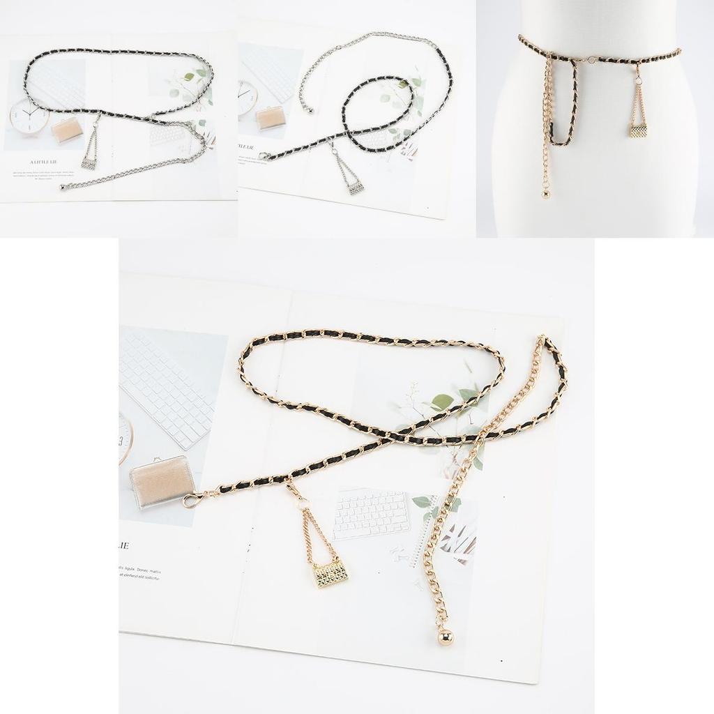 Womens Metal Waist Belt Chain For Dresses Sweaters Suit Body Accessory Summer Winter