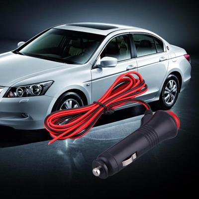 Kebidu Car Socket Adapter Plug Connector with 1.5m Cable On Off Button Switch 12V 24V for  Car Motorcycle Truck