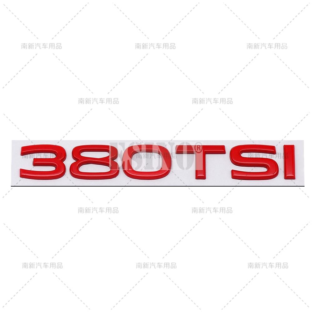 AABIO1 New  Styling 3D 230 280 330 380 TSI Metal Alloy Adhesive Emblem Rear Trunk Badge Fender Sticker Car Body Decal for Volkswagen