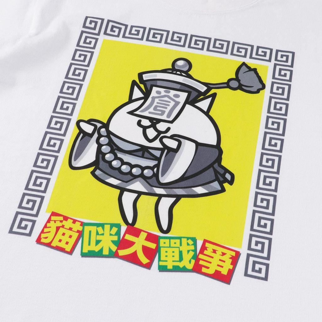[Nyanko Daishouten] TEE Cat Jiangshi A WHT (JP, Alphabet, M, White)