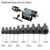 Mini Electric Drill Chuck 0.6-6mm Mount B10 Taper Connector Rod Motor Shaft Chuck For Drill With Adapter Key Wrench Power Tool