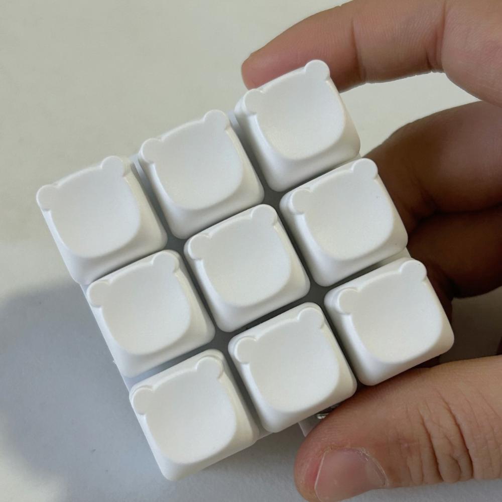 2/3/4/9Keys Fidget Keychain Keys Button Finger Keyboard Cap New Clicker Toy