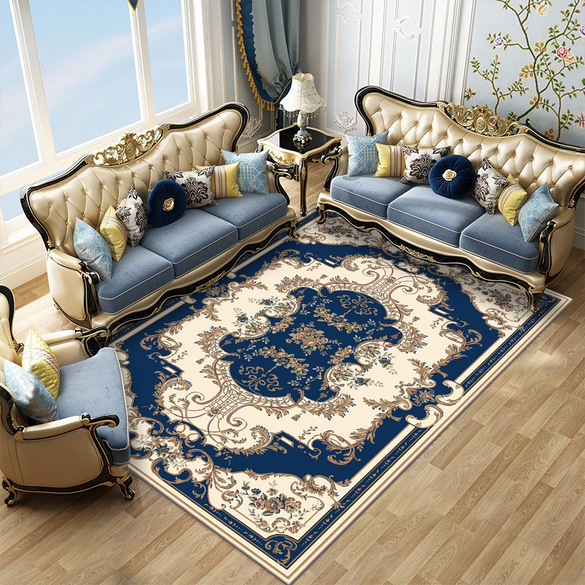 

Ковер для гостиной в европейском стиле, грязеотталкивающий, большой площади, ковер под диван и журнальный столик 80*120cm