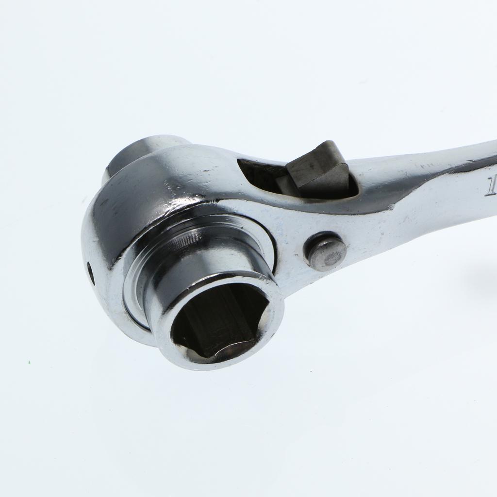 Ratcheting Socket Wrench Steel Scaffold Spanner Podger Set Professional Ratchet Tool for Construction Projects