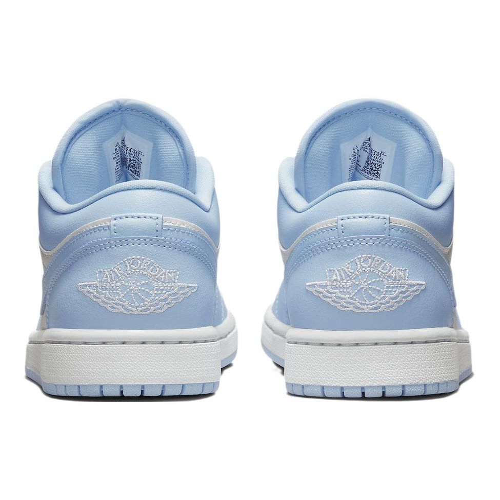 Air Jordan 1 Low Ice Blue Damskie Sneakersy Białe DC0774-141
