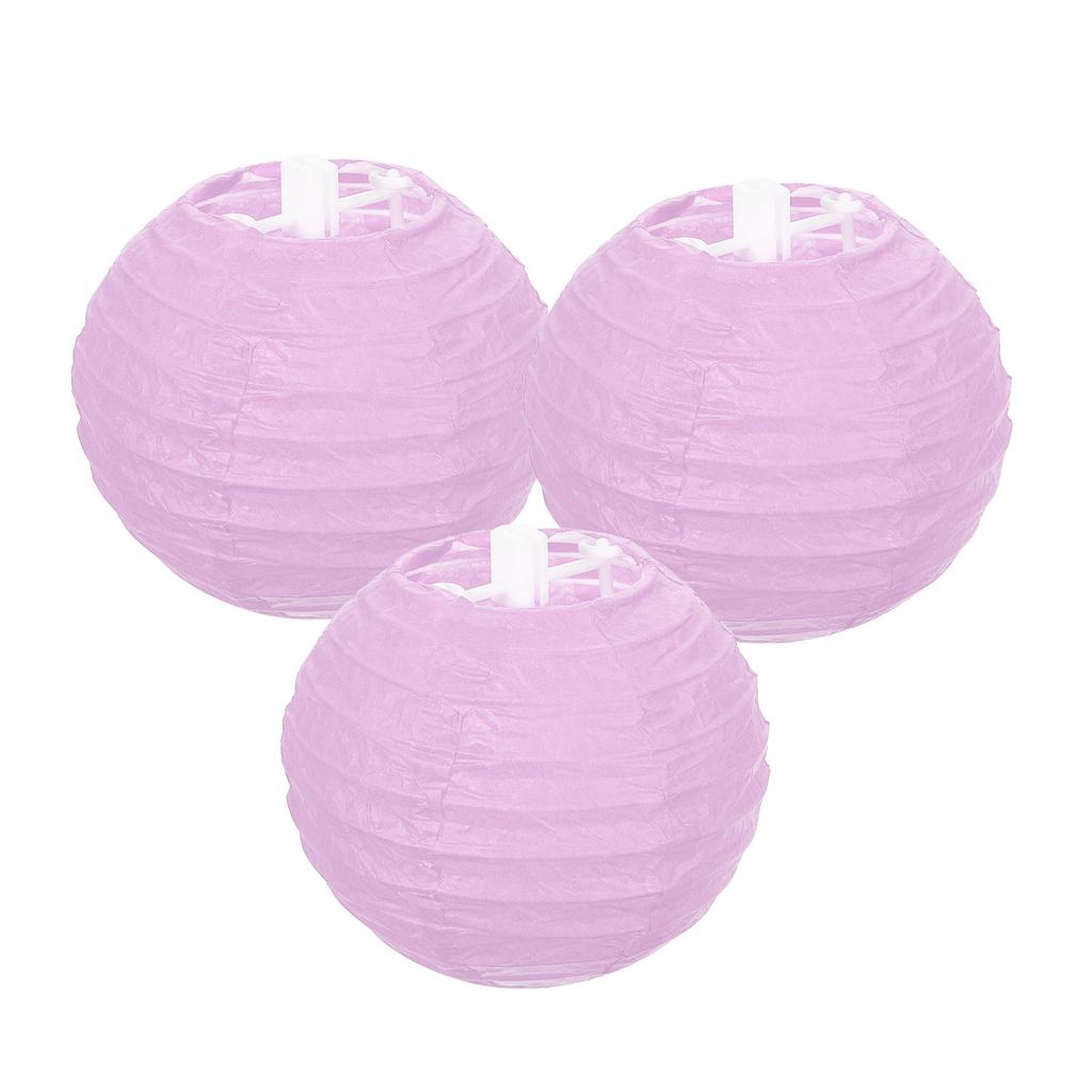 3 Pack Round Paper Lanterns Decorative Hanging Lanterns Lamp Party Decorations for Birthday Wedding Bridal Shower Home Decor