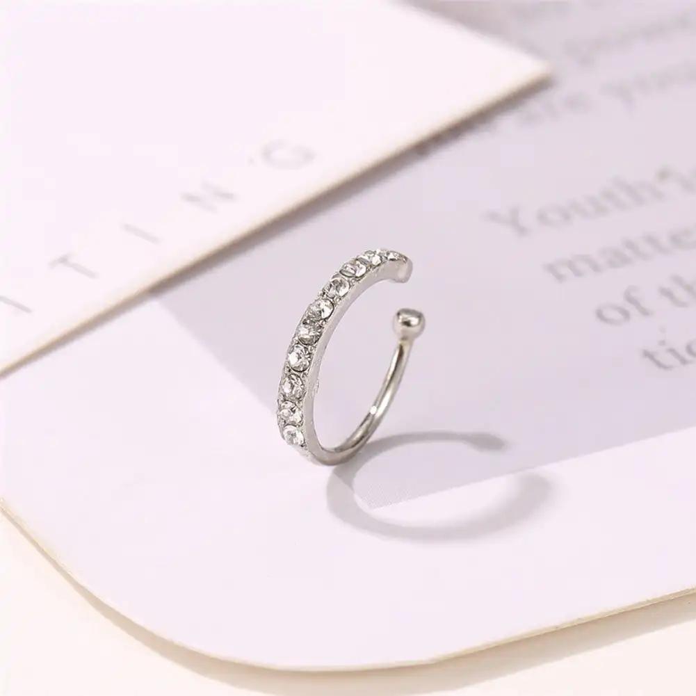 Ear Cuff for Women Charming Zircon Clip On Earrings Earcuff Without Piercing Earrings Jewelry