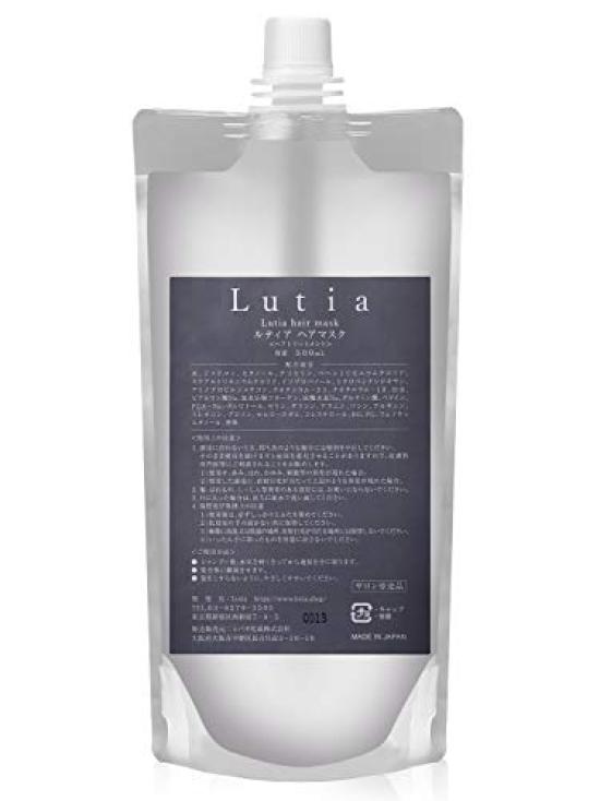 

Лечение Lutia от известного салона для поврежденных волос Маска для волос, предотвращает секущиеся кончики, увлажняет волосы, 500 мл