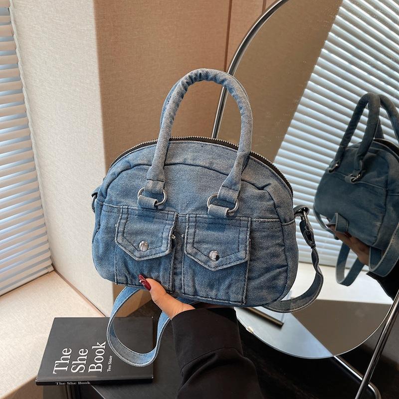 New niche design bag women's shoulder pillow bag fashion casual commuter handbag messenger bag