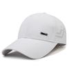 New Fashion Baseball Cap Iron Label Perforated Hard Top Leisure Outdoor Sports Shade Sunscreen Versatile Men's and Women's Cap