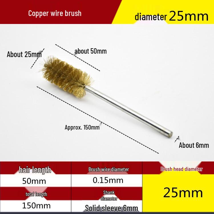 Electric Drill Stainless Steel Pipe Brush with Extended Handle for Polishing, Grinding, Deburring, and Rust Removal