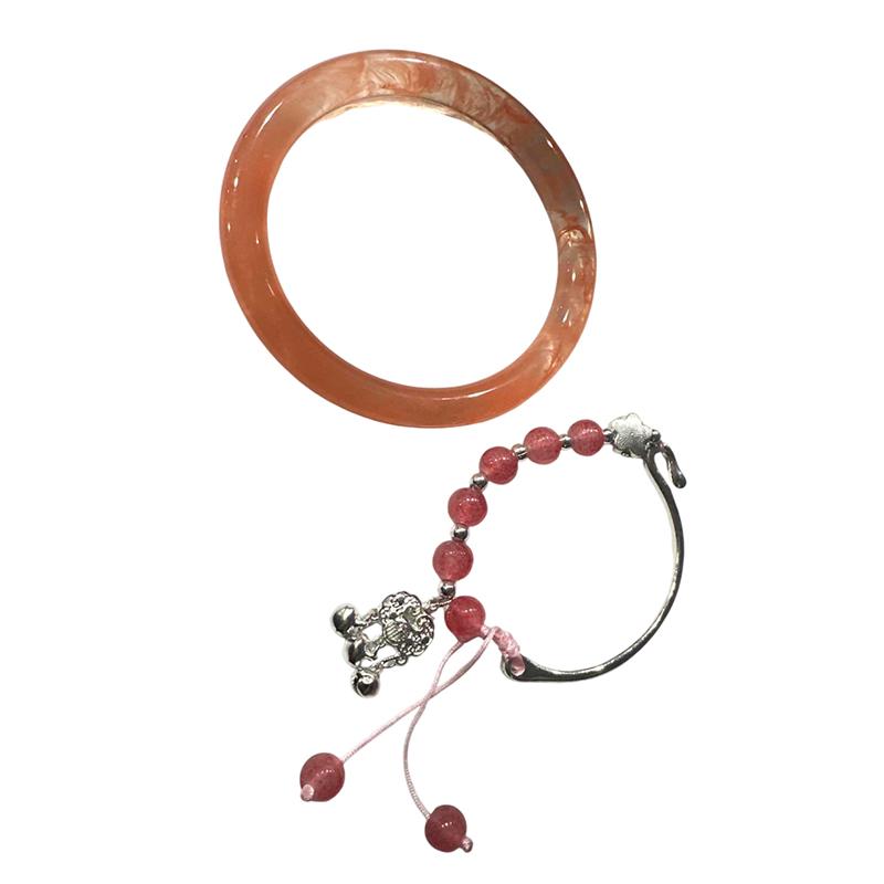 2 Pcs Exquisite Chinese Style Tassels Bracelet For Women Girls Versatile Ancient Style Bracelet Jewelry Accessories Gifts