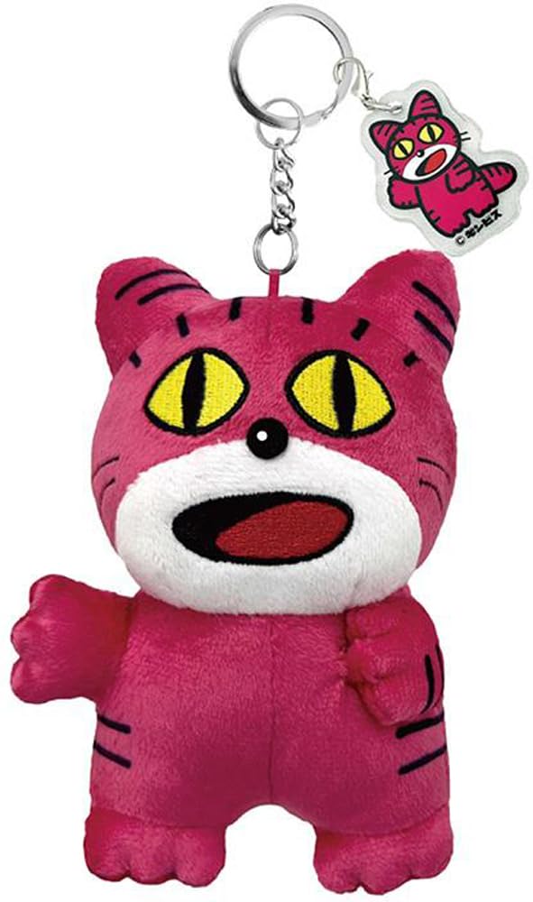 

SK Japan Tabekko Animals Мягкий брелок для ключей Кот Акрил 16919