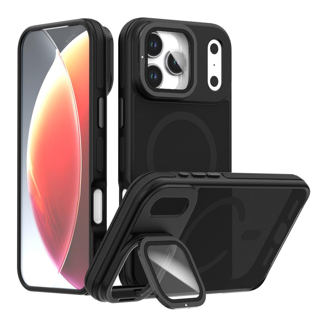 Applicable To iPhone17ProMax News Color Skin Sensing Magnetic Mobile Phone Case Apple 16Pro Lens Holder Protective Case