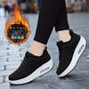 Spring and summer breathable rocking shoes flying woven single shoes sports shoes platform heightening casual shoes