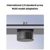 360 Rotating Metal Projector Bracket Double Rod Wall Ceiling Installation 210° Angle Adjustment Multiple Device Support