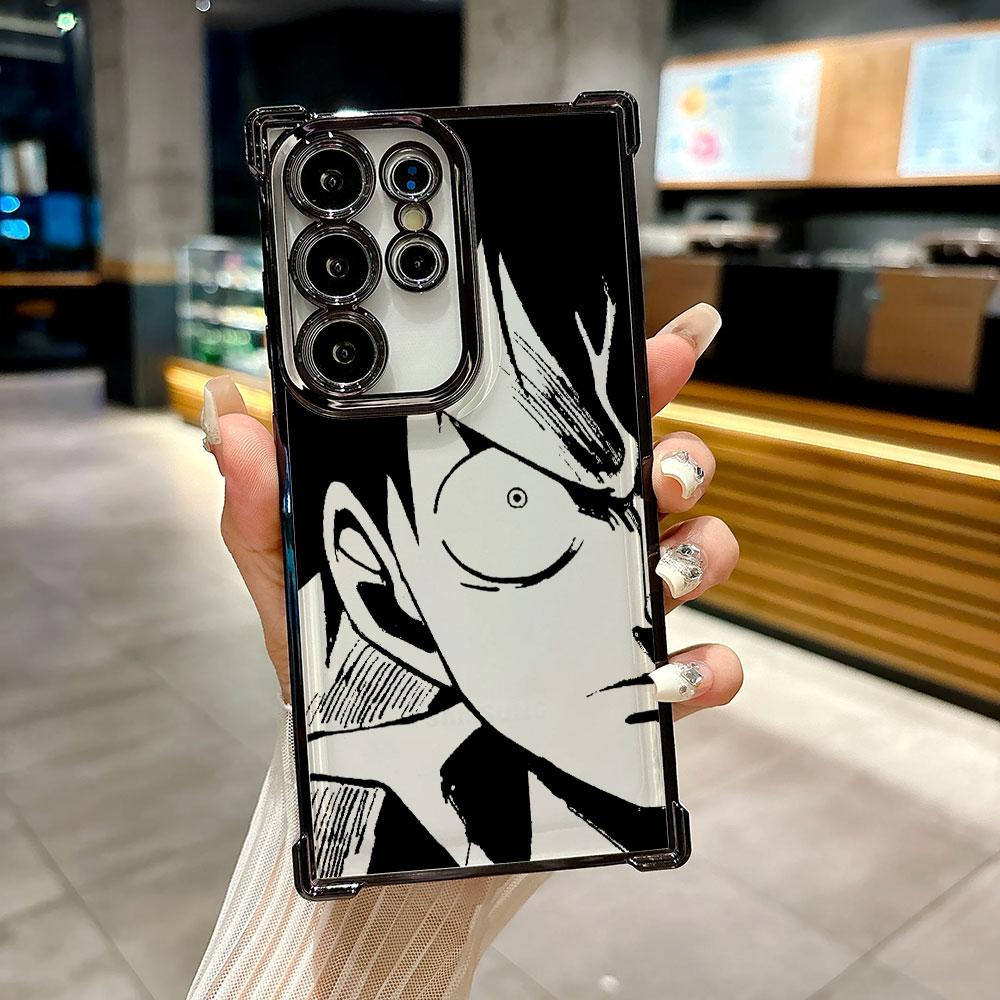 One Pieces Coque For Galaxy S26 Ultra Phone Case Sanji Zoro Luffy For Samsung S26 S25 S24 S23 S21 Ultra S20 FE S25 Plus 5G Cover