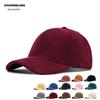 Unisex Autumn/Winter Classic Plaid Baseball Cap - Hard Top Duckbill Sun Hat
