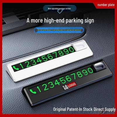 Adjustable Temporary Parking Number Plate for Cars