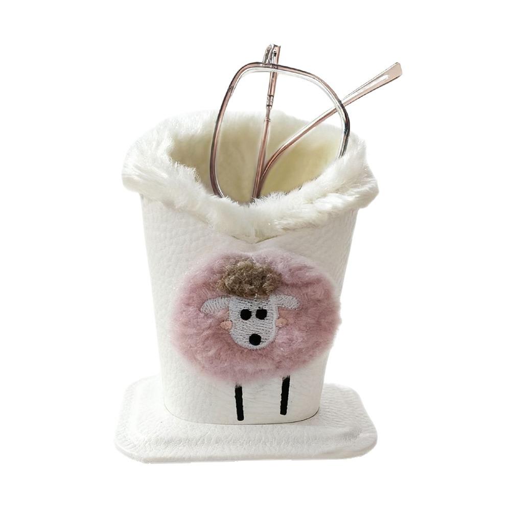 Plush Eyeglass Stand Leather Glasses Shelf Fashion Sunglass Holder  Sunglass