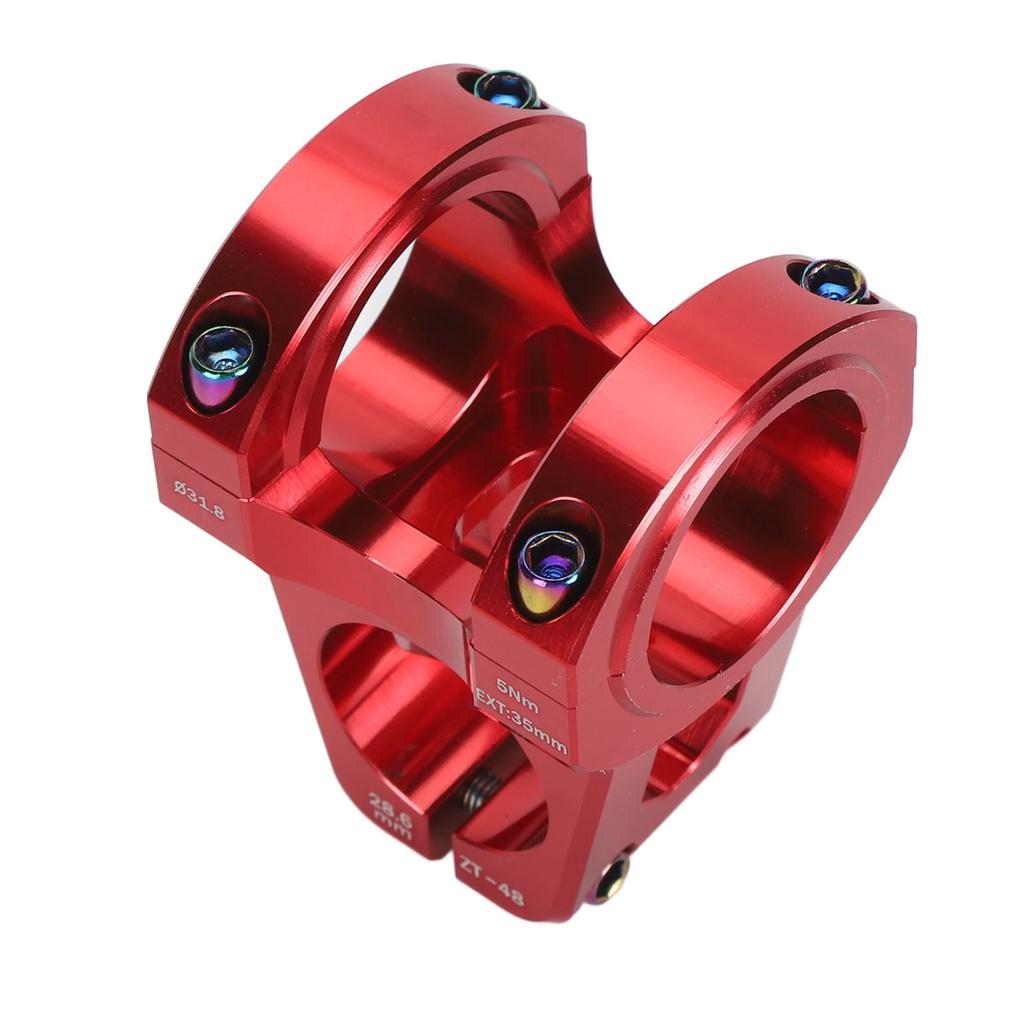 31.8mm Mountain Bike Stem Aluminum Alloy Lightweight Short Handlebar Stem for Replacement