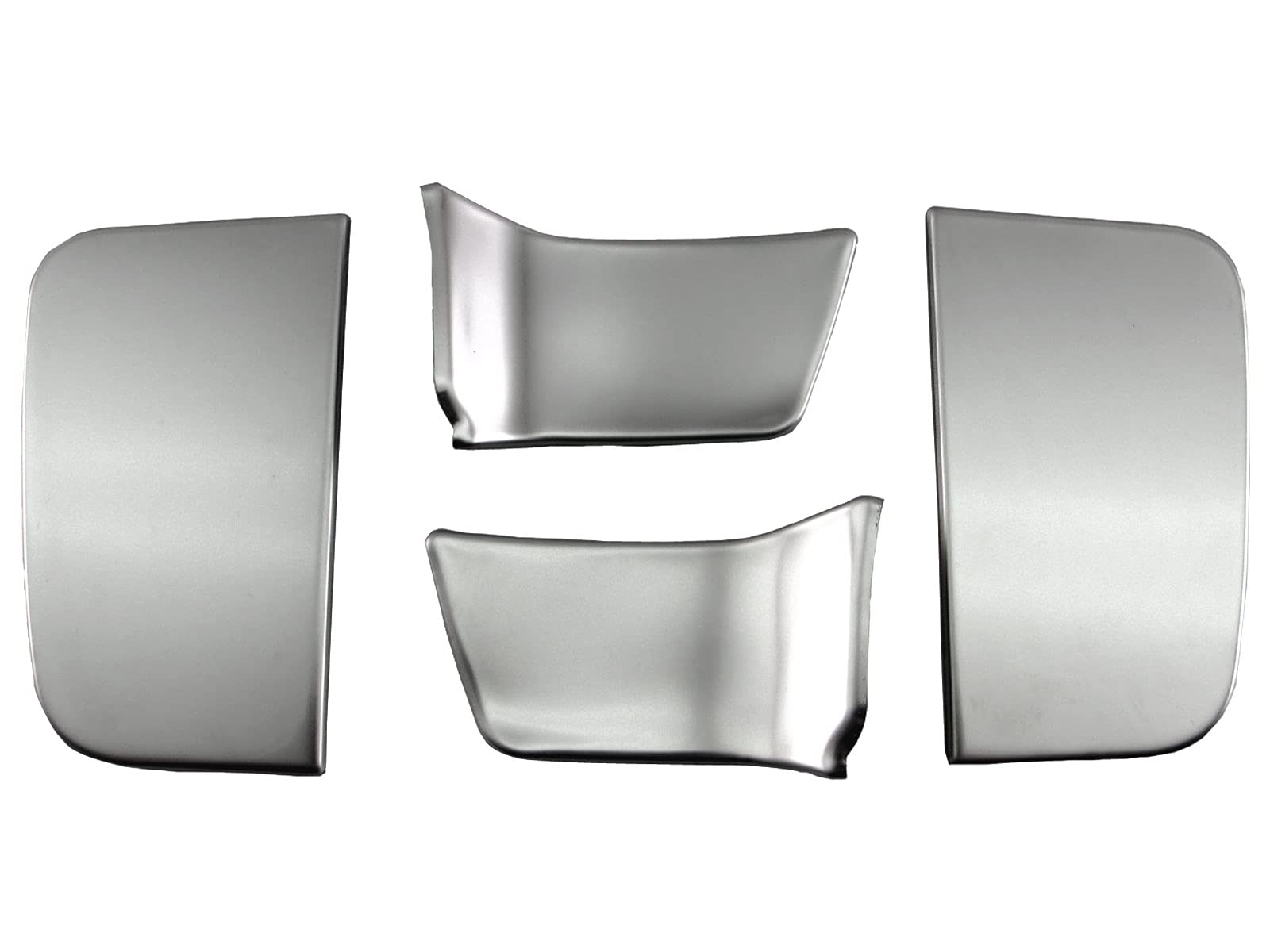 

BRIGHTZ Stainless Steel Inner Door Handle Satin for Toyota Solio Sizes 27 and 37 Covers, Plated, 4-Piece, Silver, MA27S/MA37S [INS-DHC-139],