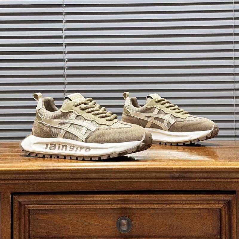 Neue Forrest Gump Schuhe Plateau-Erhöhungsschuhe Frühling und Sommer Atmungsaktiv und bequem Sport und Freizeit Papa-Schuhe