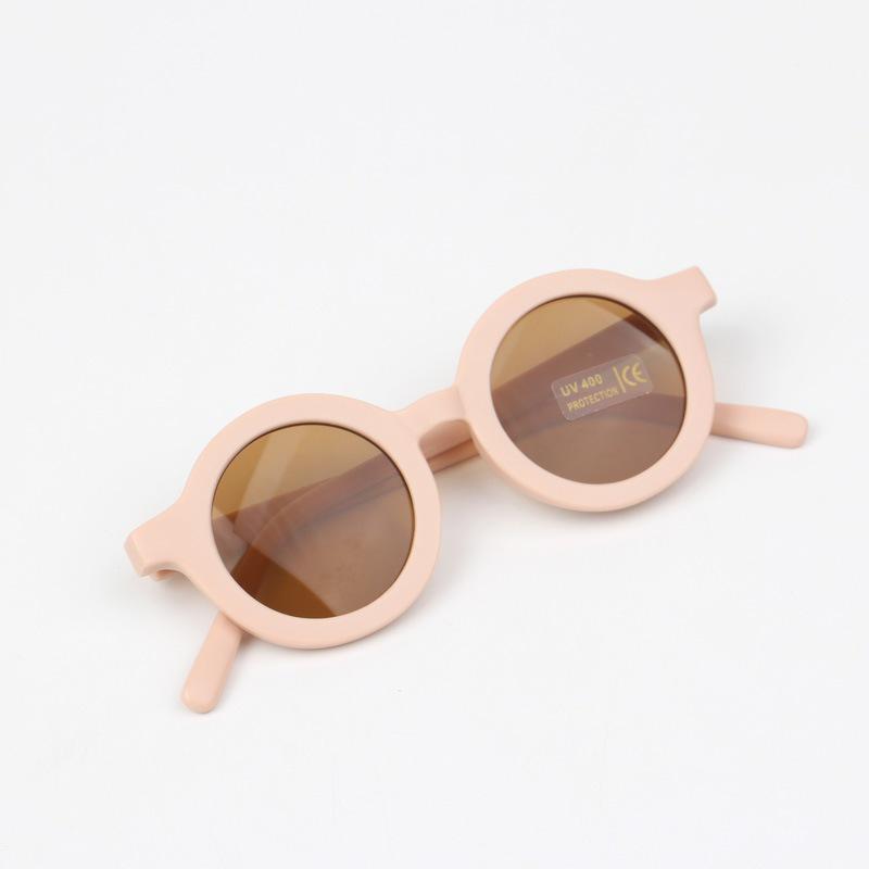 Denmark Matte Round UV400 Foldable Children's Sunglasses